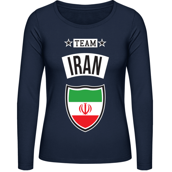 Team Iran Frauen Langarmshirt contain pic
