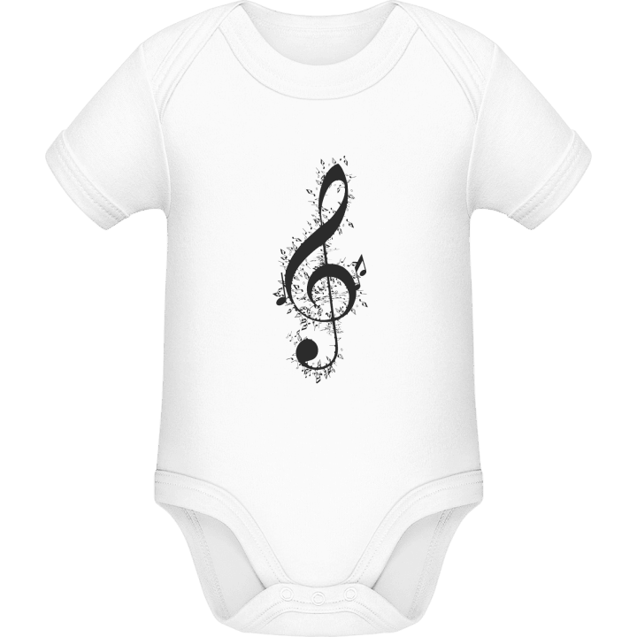 Stylish Music Note Baby Strampler contain pic