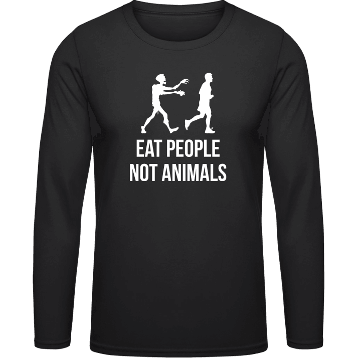 Eat People Not Animals Shirt met lange mouwen contain pic