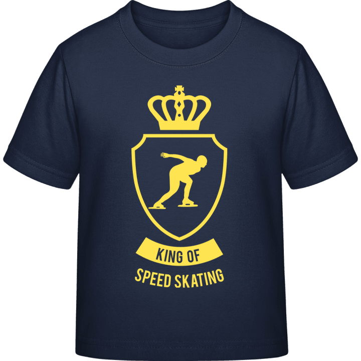 King of Speed Skating Kinderen T-shirt contain pic