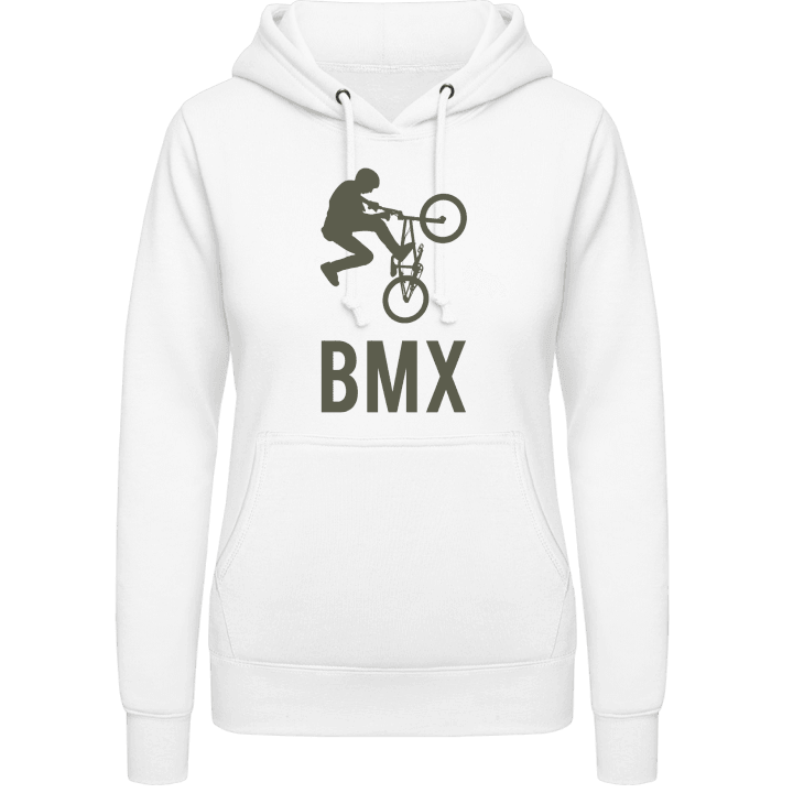 BMX Biker Jumping Hoodie för kvinnor contain pic
