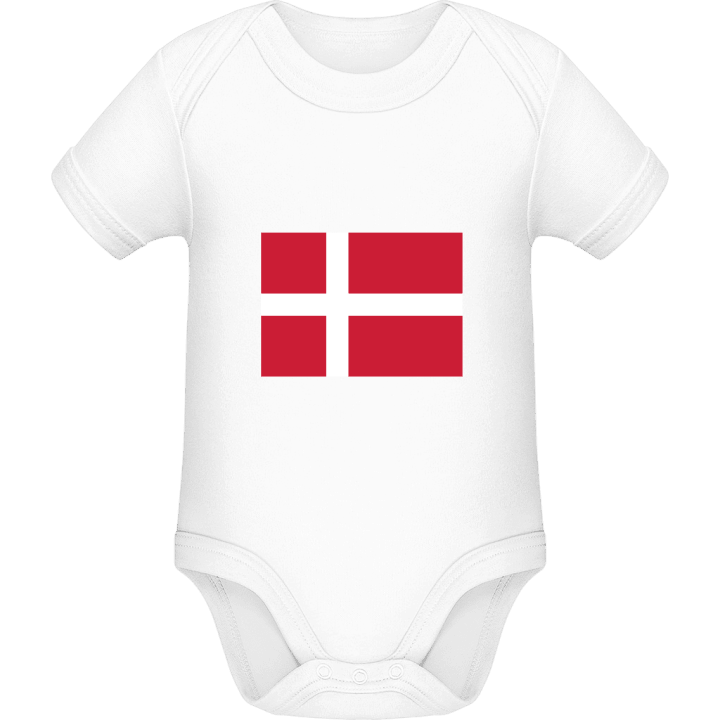 Denmark Flag Classic Baby Strampler 0 image