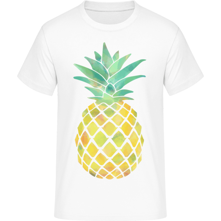 Colored Aquarell Pineapple T-Shirt contain pic
