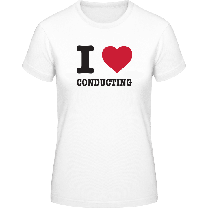 I Heart Conducting T-skjorte for kvinner contain pic