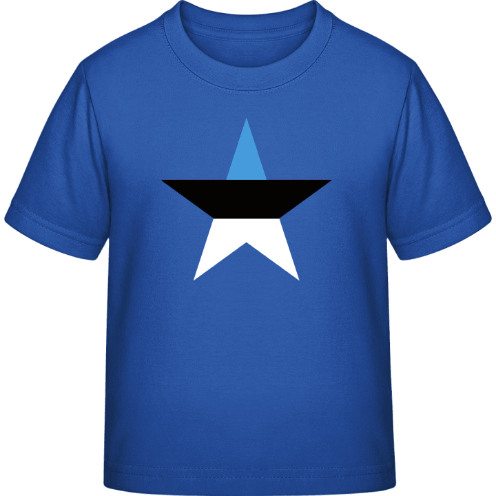 Estonian Star T-skjorte for barn contain pic