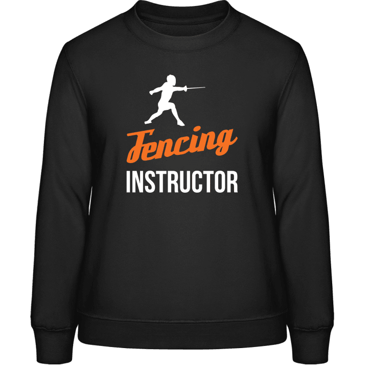 Fencing Instructor Vrouwen Sweatshirt contain pic