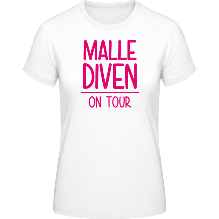 Malle Diven on Tour Vrouwen T-shirt 0 image