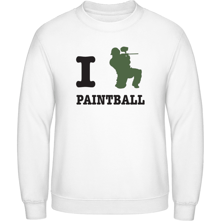 I Love Paintball Sweatshirt contain pic
