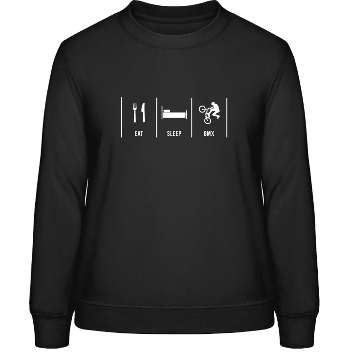 Eat Sleep BMX Vrouwen Sweatshirt contain pic