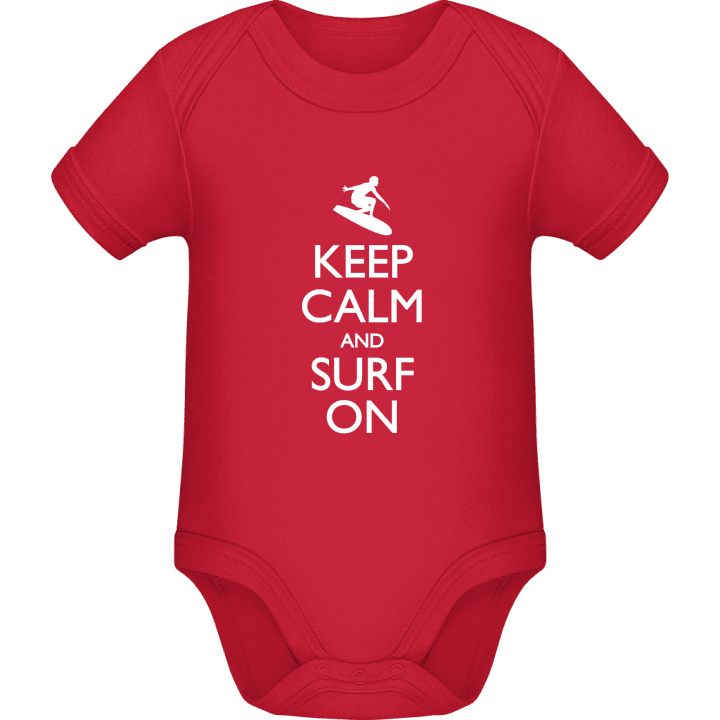 Keep Calm And Surf On Classic Baby Strampler contain pic