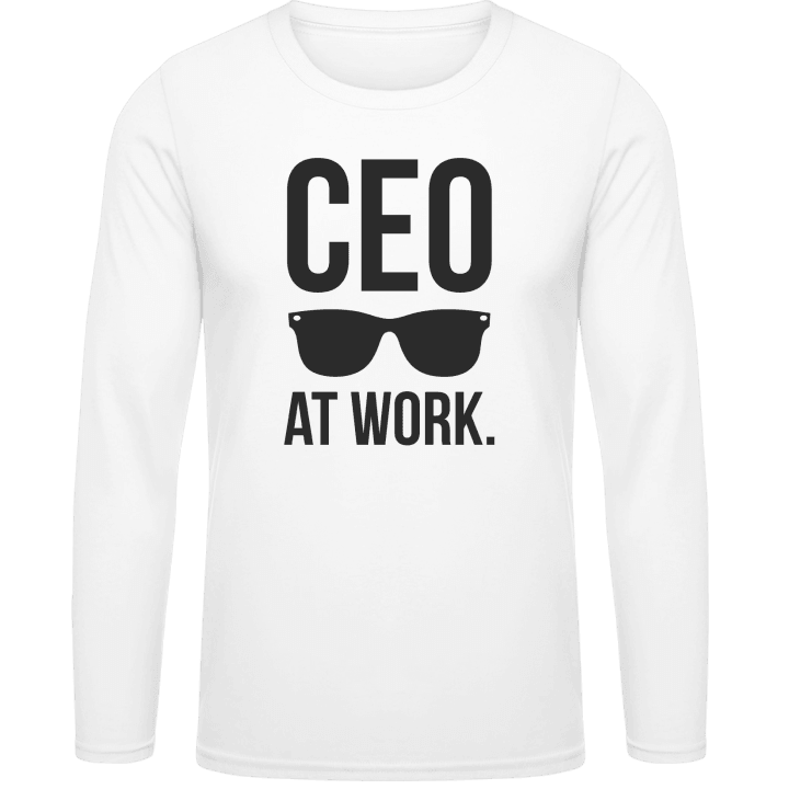 CEO At Work T-shirt à manches longues contain pic