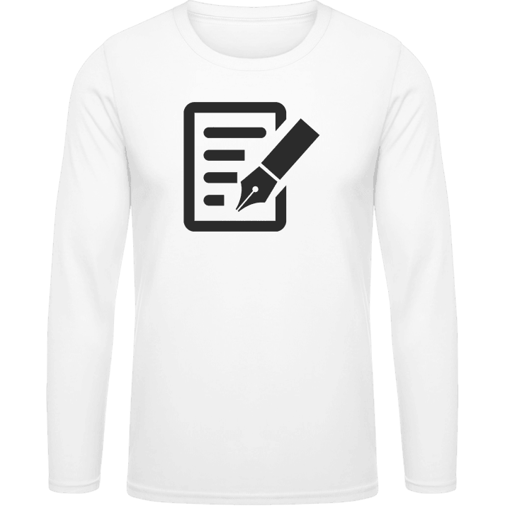 Notarized Contract Design Langarmshirt contain pic