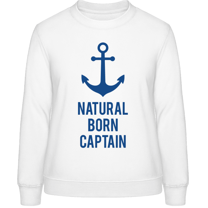 Natural Born Captain Sweatshirt för kvinnor contain pic