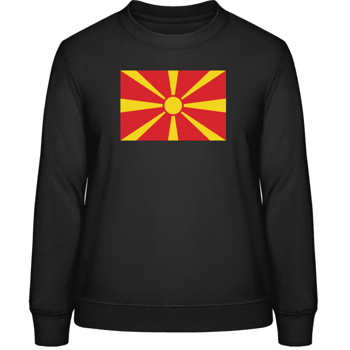 Macedonia Flag Felpa donna contain pic