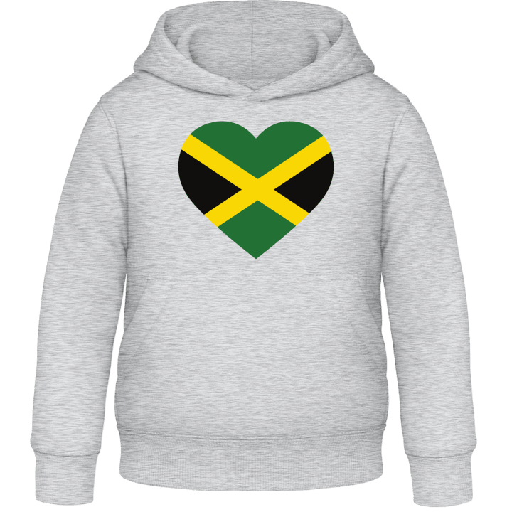 Jamaica Heart Flag Kids Hoodie 0 image