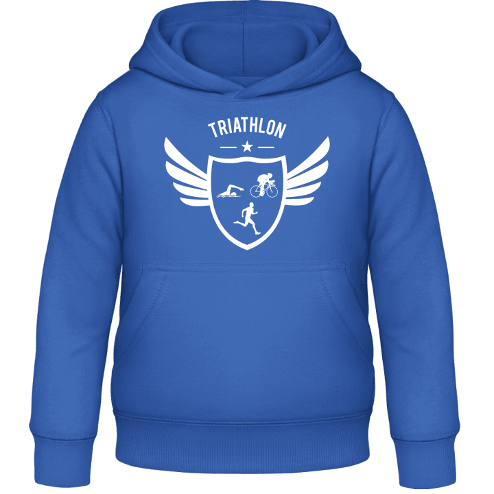 Triathlon Winged Kids Hoodie contain pic