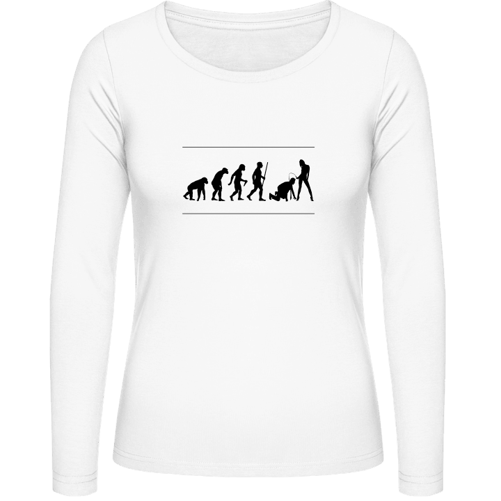 Lustige SM Evolution Frauen Langarmshirt contain pic