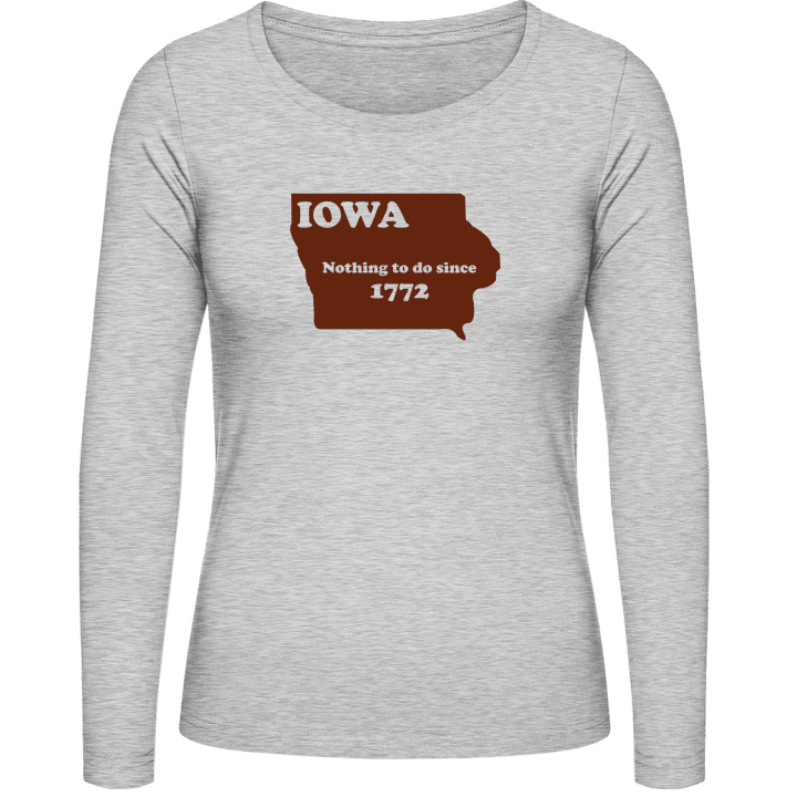 Iowa Camisa de manga larga para mujer contain pic