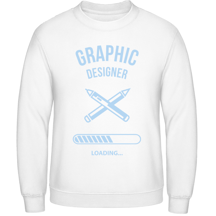 Graphic Designer Loading Sweatshirt contain pic