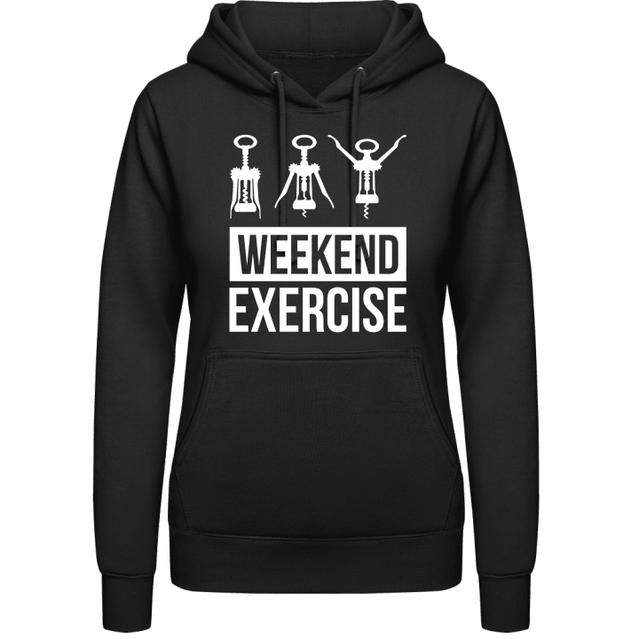 Weekend Exercise Women Hoodie contain pic