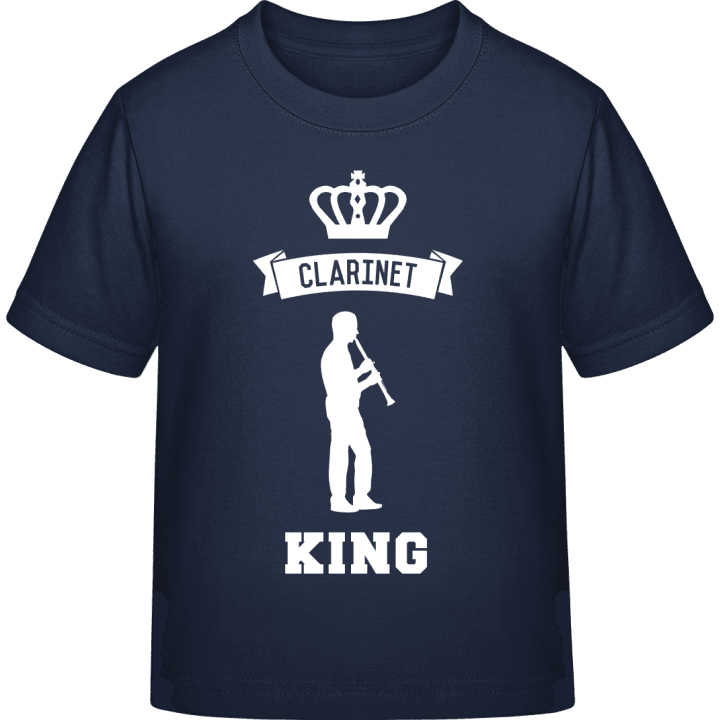 Clarinet King Camiseta infantil contain pic