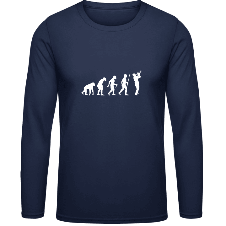 Trumpet Player Evolution Shirt met lange mouwen contain pic