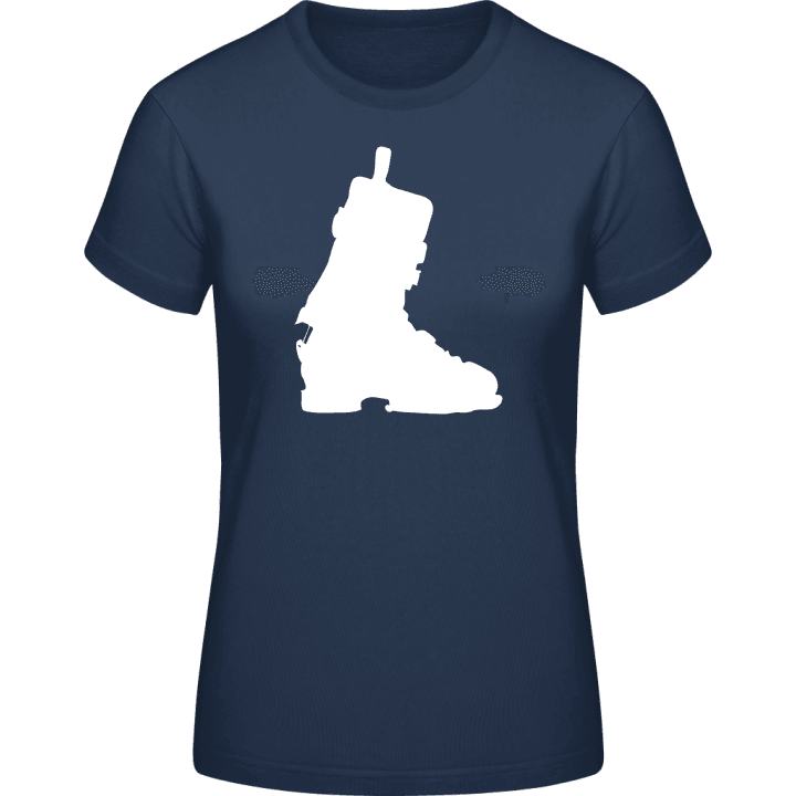 Ski Boot T-shirt för kvinnor contain pic