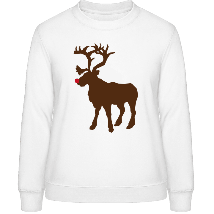 Red Nose Reindeer Sweatshirt för kvinnor 0 image