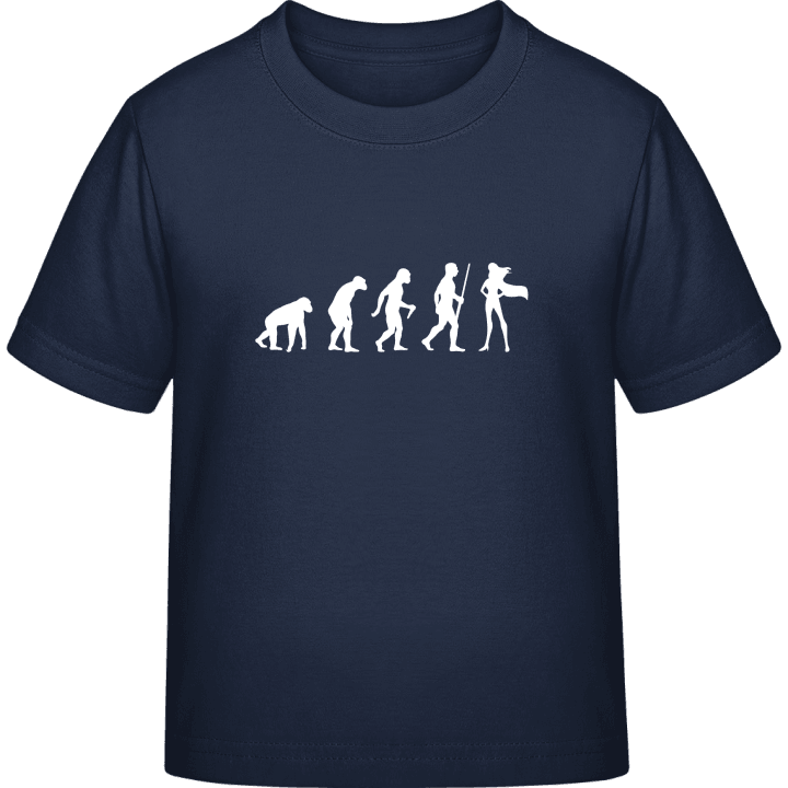 Female Superhero Evolution Kinder T-Shirt 0 image