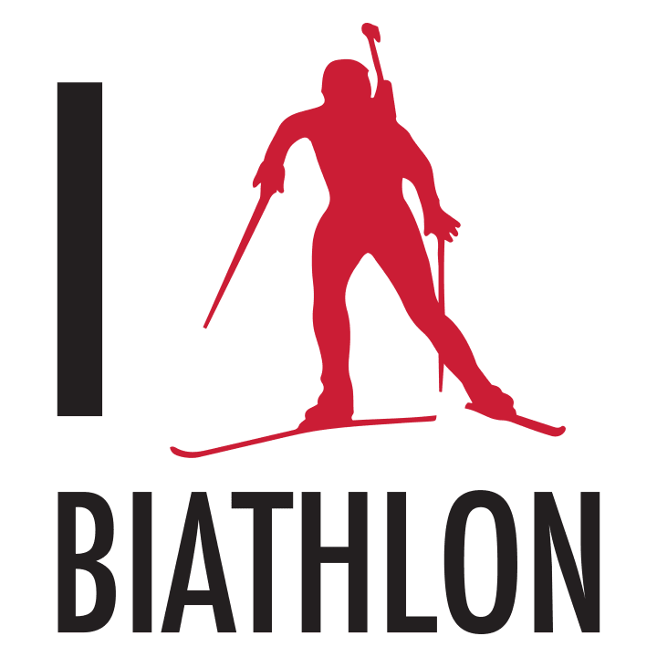 I Love Biathlon T-shirt til kvinder 0 image