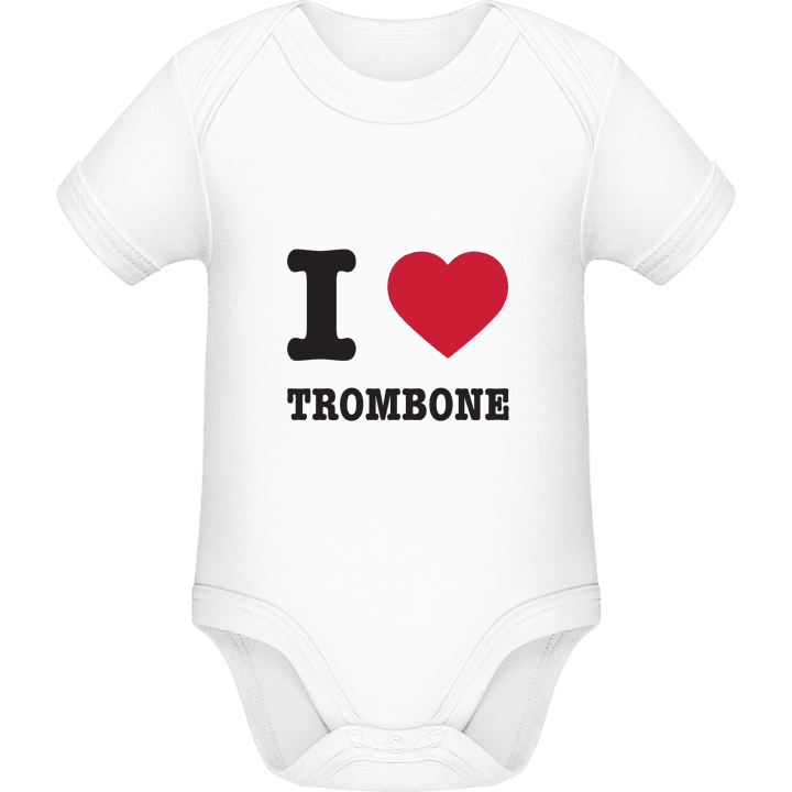 I Love Trombone Baby romperdress contain pic
