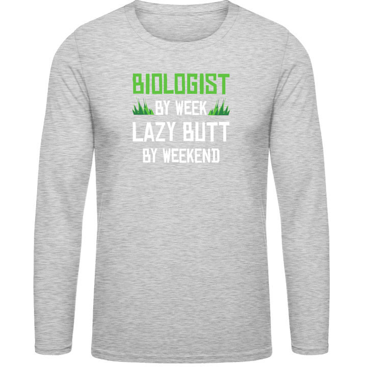 Biologist By Week Långärmad skjorta contain pic