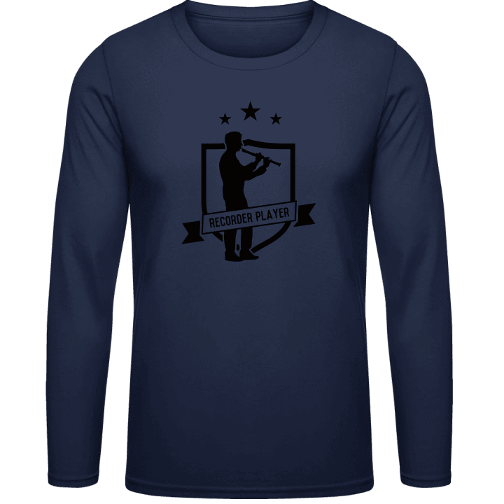 Recorder Player Star Long Sleeve Shirt contain pic
