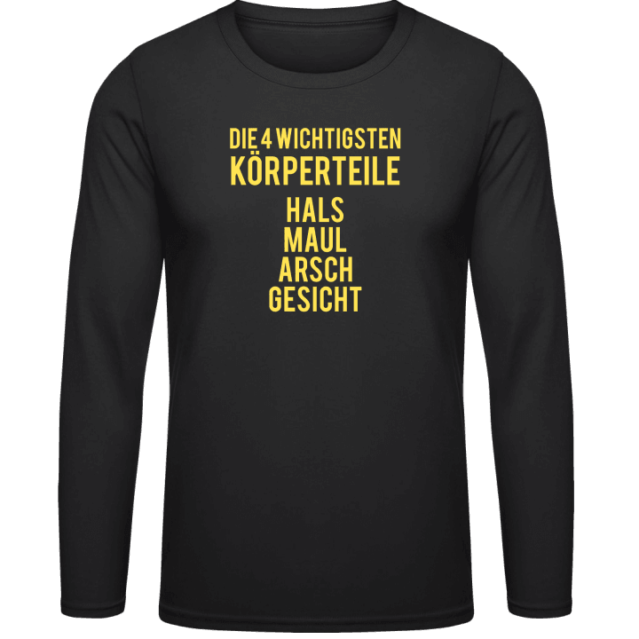 Hals Maul Arsch Gesicht T-shirt à manches longues contain pic