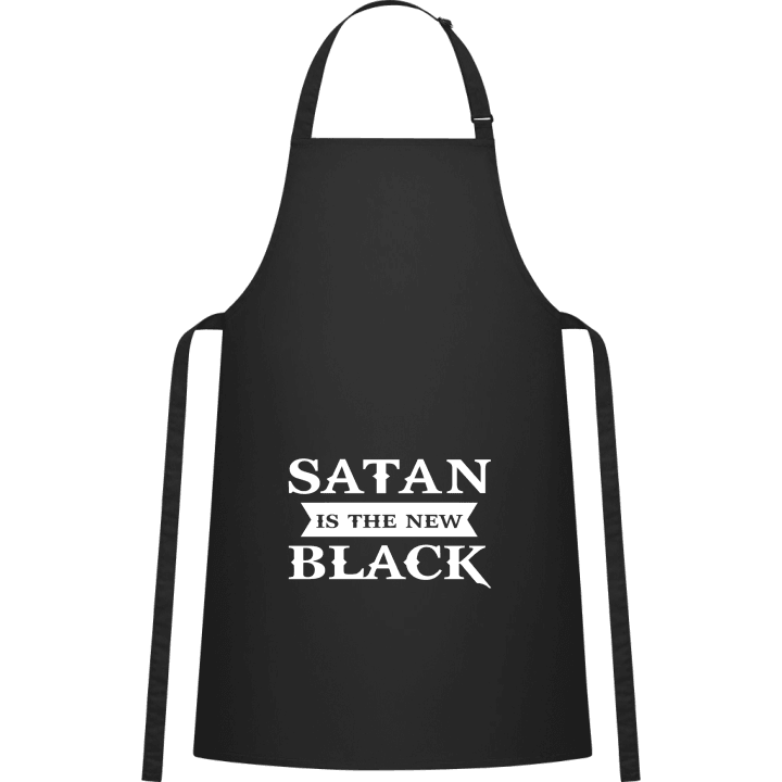 Satan Is The New Black Tablier de cuisine contain pic