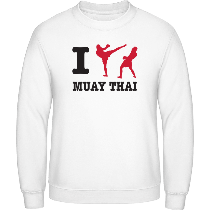 I Love Muay Thai Sweatshirt contain pic