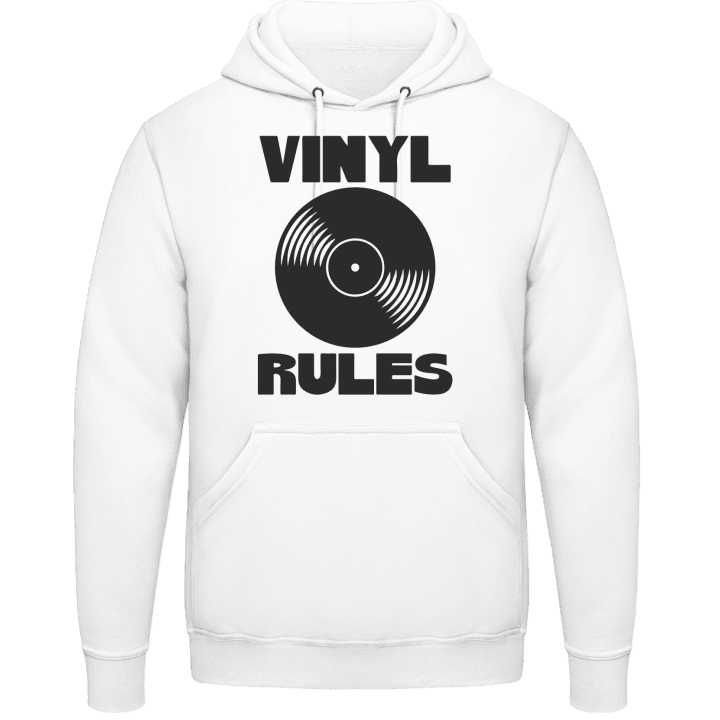 Vinyl Rules Felpa con cappuccio contain pic