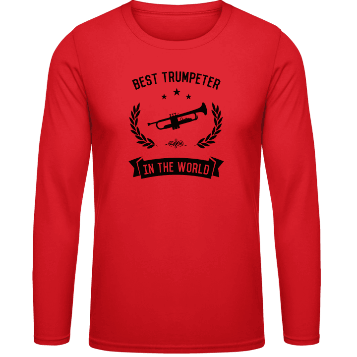 Best Trumpeter In The World Langermet skjorte contain pic