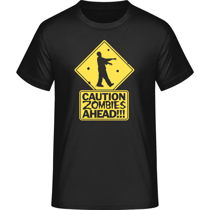 Caution Zombies Ahead T-skjorte 0 image