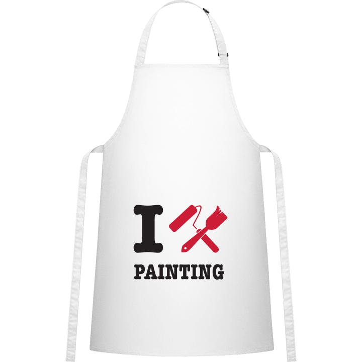 I Love Painting Kitchen Apron contain pic
