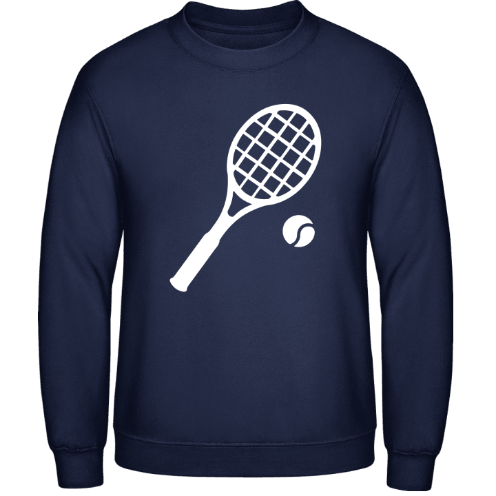 Tennis Racket and Ball Felpa contain pic