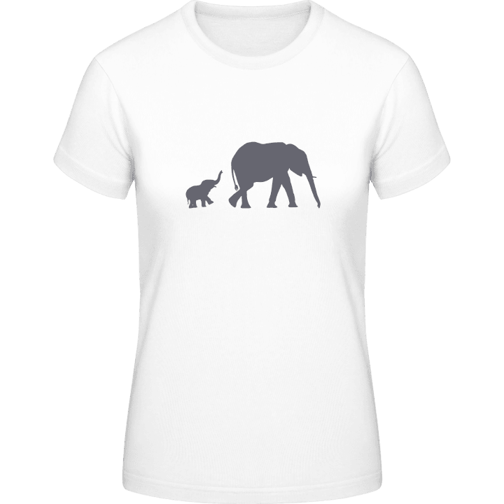 Elephants Illustration T-skjorte for kvinner 0 image