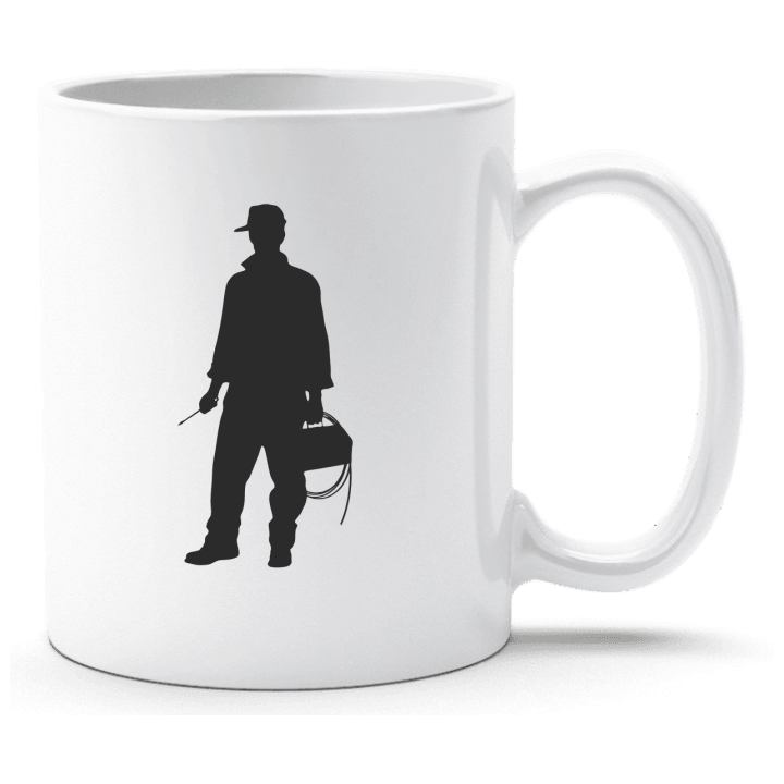 Electrician Silhouette Tasse contain pic