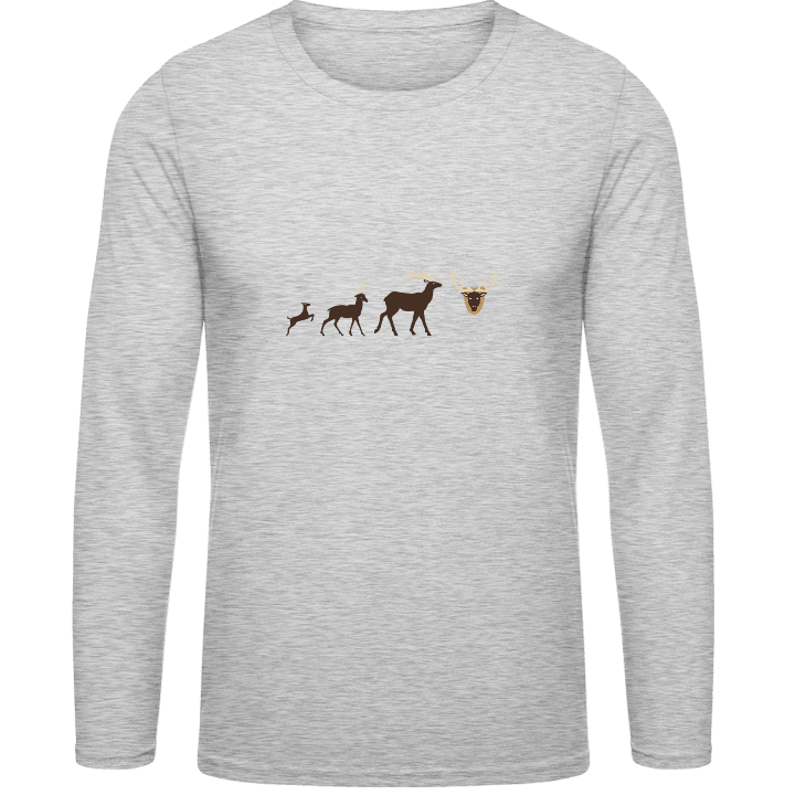 Evolution Deer To Antlers T-shirt à manches longues 0 image