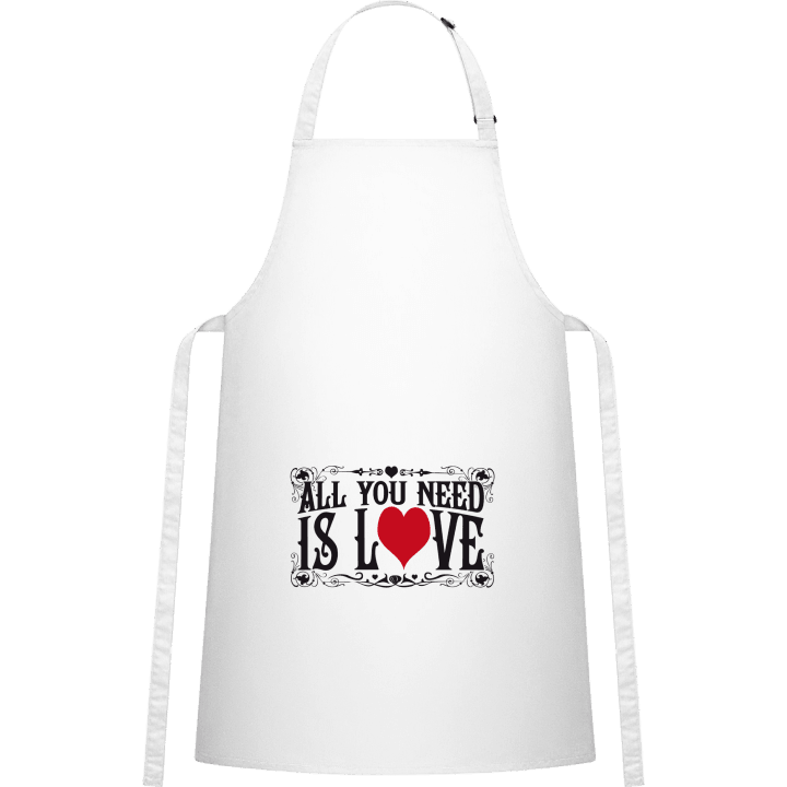 All You Need Is Love Kitchen Apron contain pic