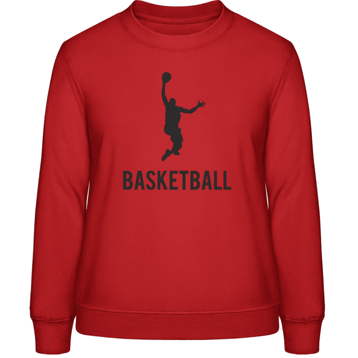 Basketball Dunk Silhouette Sweatshirt för kvinnor contain pic