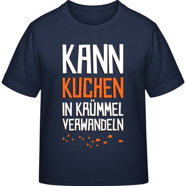 Kann Kuchen in Krümel verwandeln Kinderen T-shirt contain pic
