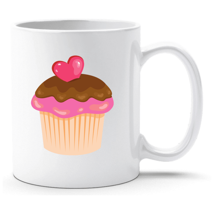 Cupcake Illustration Beker contain pic