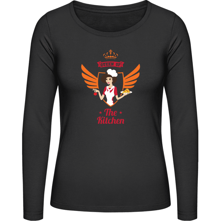Queen of the Kitchen Vrouwen Lange Mouw Shirt contain pic