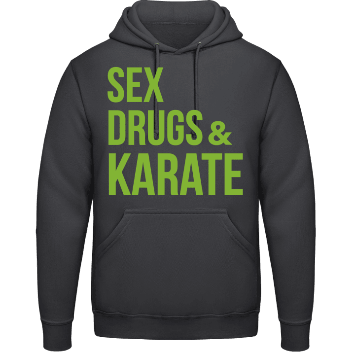 Sex Drugs and Karate Felpa con cappuccio contain pic